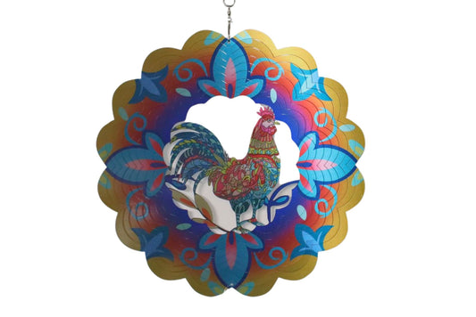 Wind Spinner Rooster 30cm