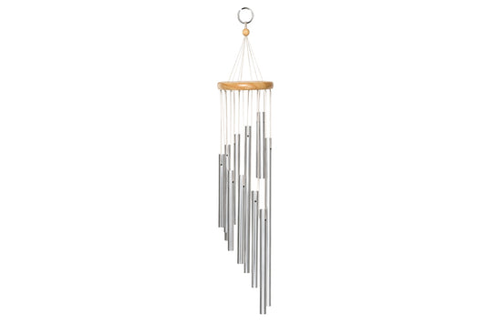 Wind Chime White/Silver 50x8.5cm