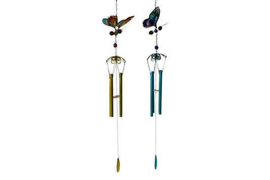 Wind Chime - Butterfly 72cm 2 Asstd