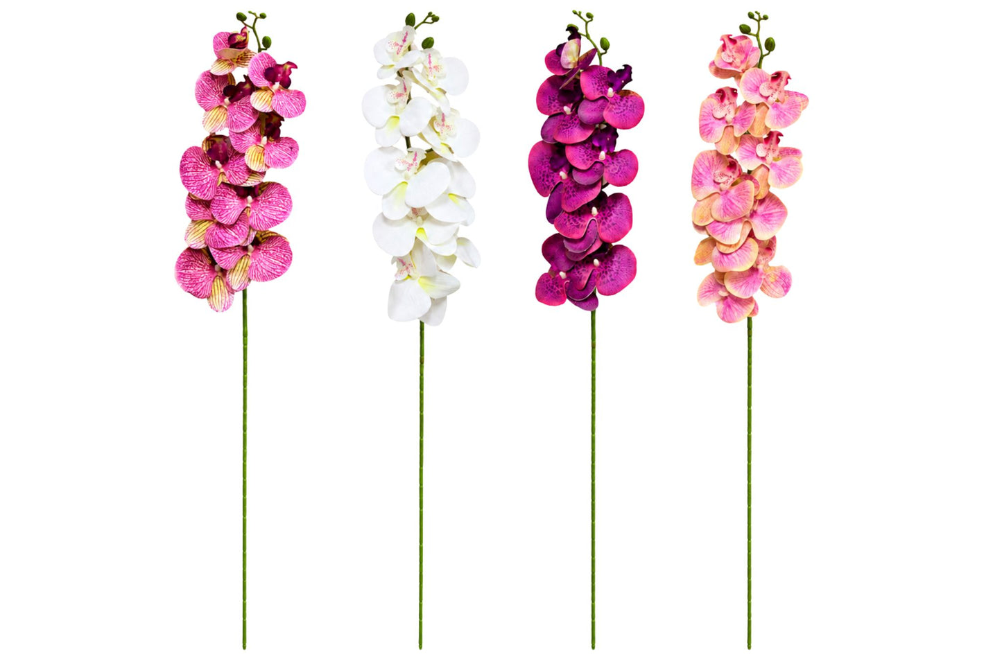9 Heads Orchid 100cm 4 Asstd