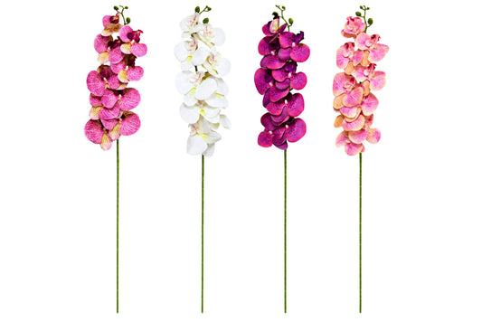 9 Heads Orchid 100cm 4 Asstd