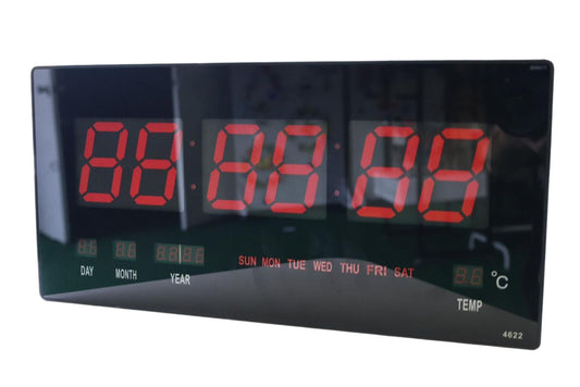 LED Digital Clock 47x23cm
