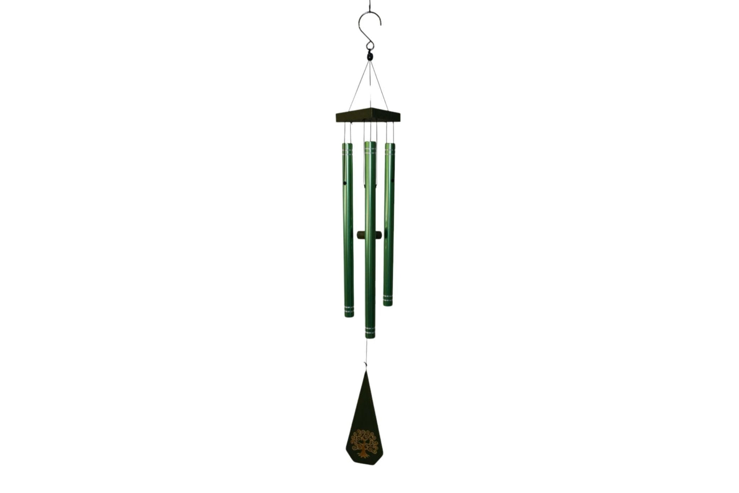 Wind Chime Wood w/Etched Tree Of Life 81cm