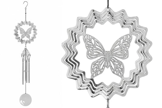 Wind Spinner Cosmo Chime Butterfly 120cm
