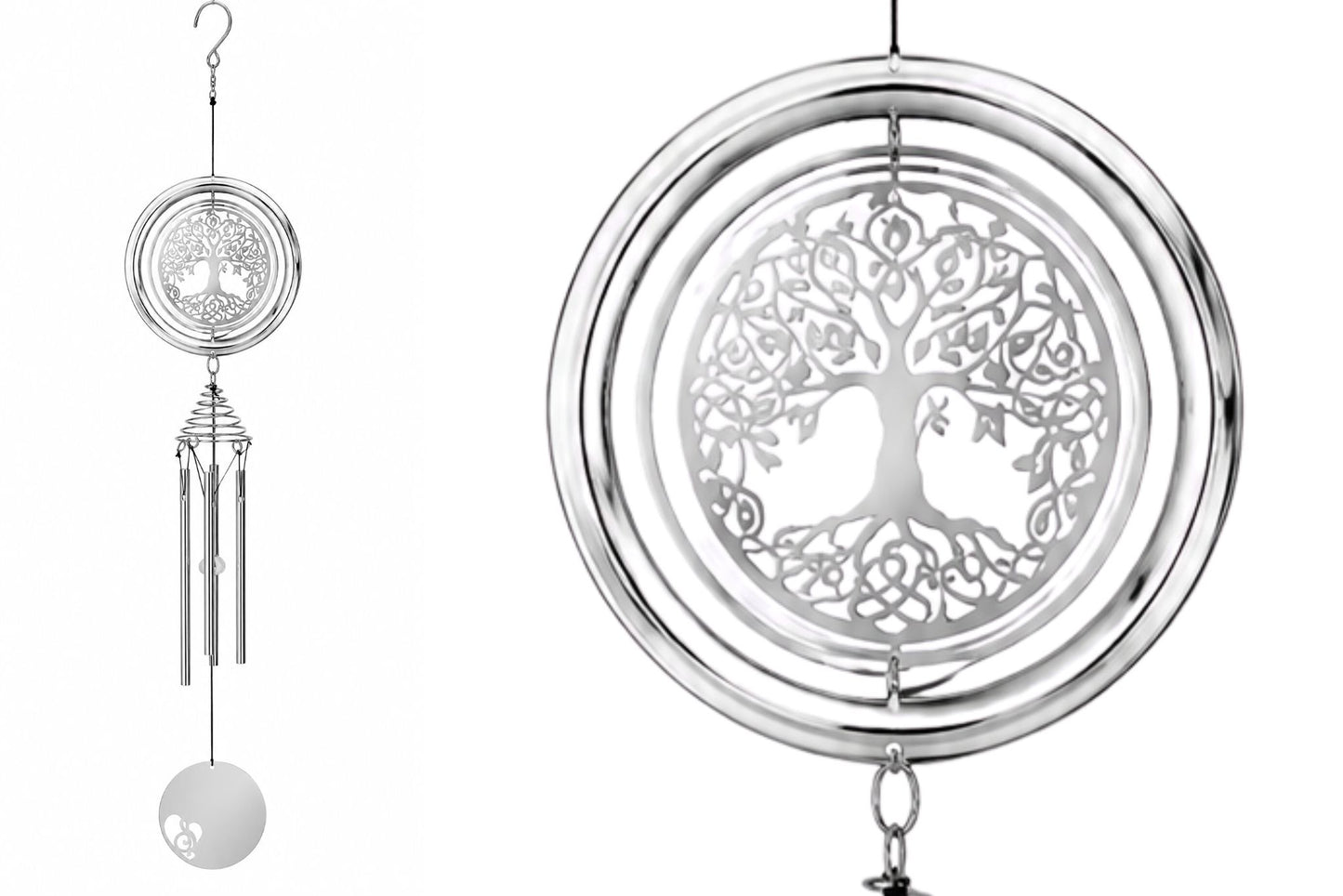 Wind Spinner Cosmo Chime Flower Of Life 120cm