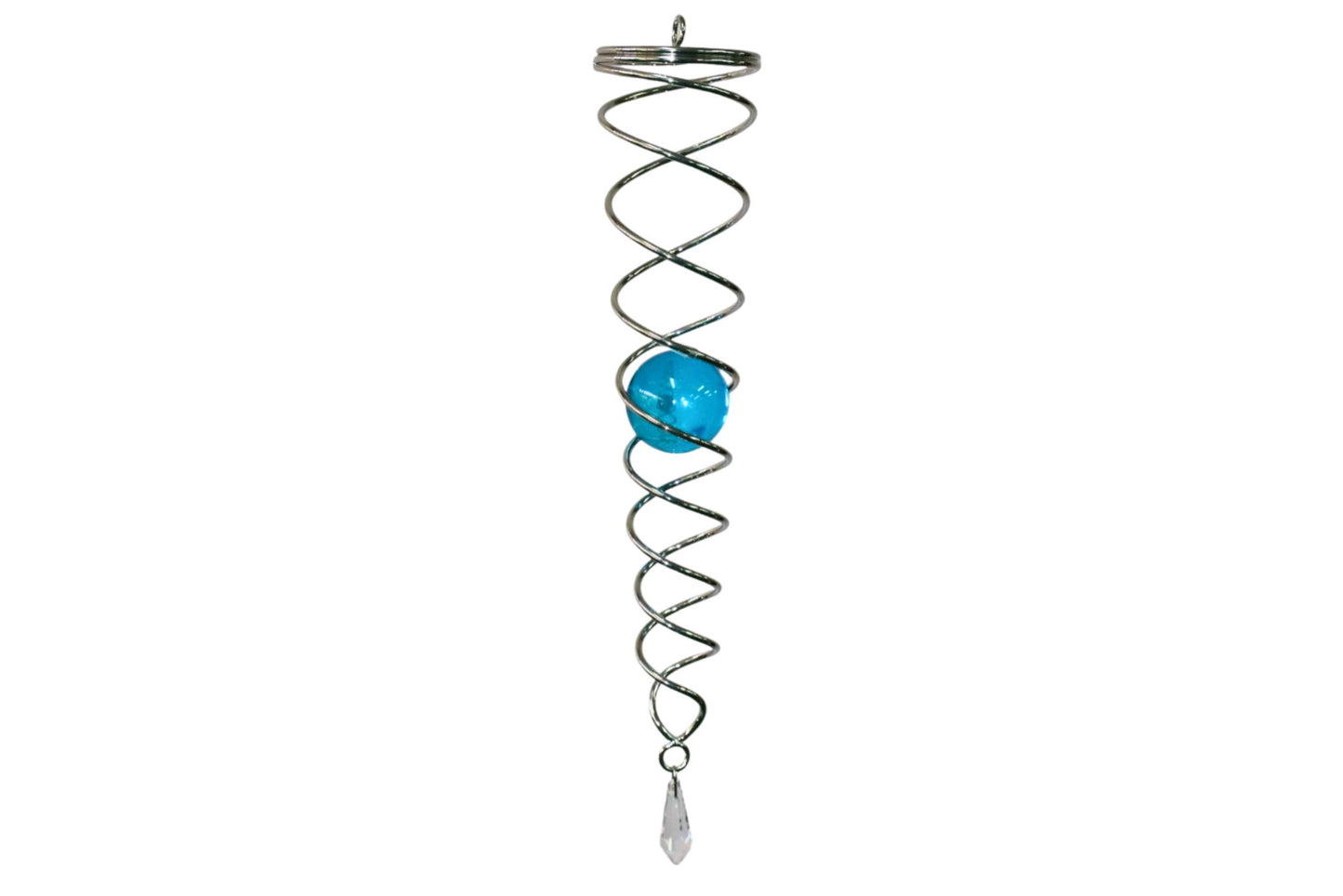Wind Spinner Crystal Vortex Aqua 30.5cm