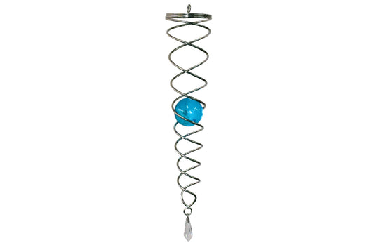 Wind Spinner Crystal Vortex Aqua 30.5cm