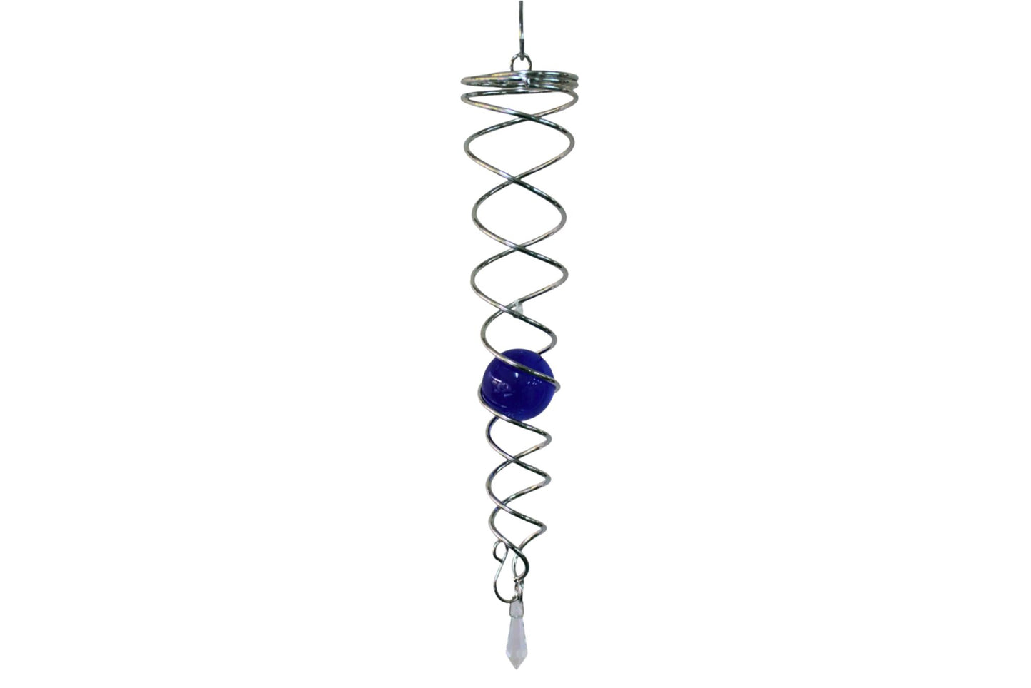 Wind Spinner Crystal Vortex Blue 30.5cm