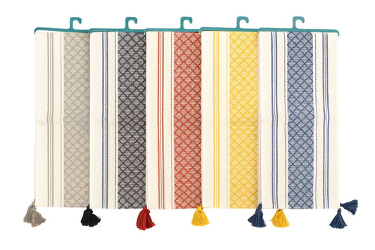 Table Runner Linen 150x34cm 5 Asstd