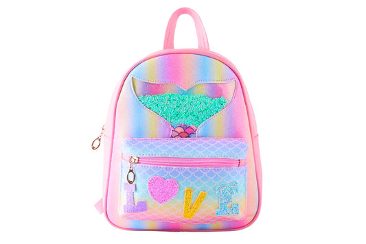 Backpack Mermaid 27.5x23.5x10.5cm