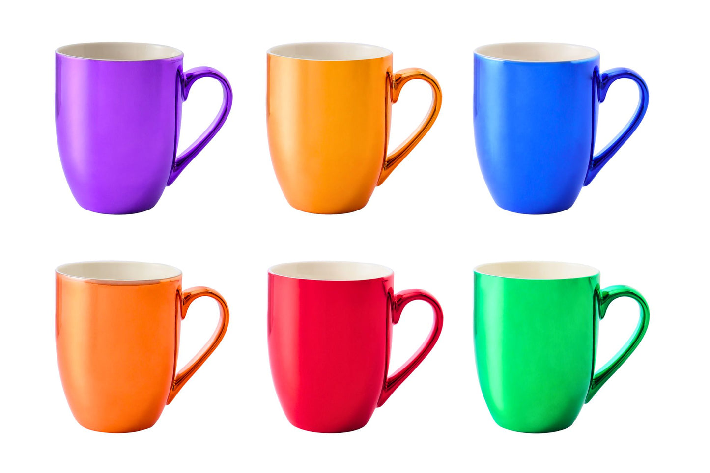 Ceramic Mug 8.3x10.3cm 6 Asstd