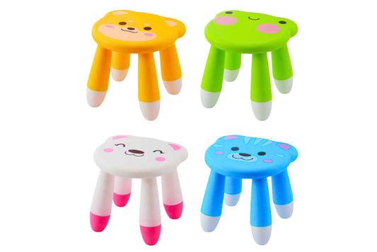 Kids Stool Animal-themed 23x22x21cm 4 Asstd