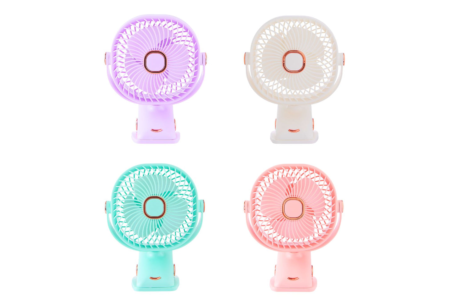 Clip-on Fan 3-Speed 4 Asstd