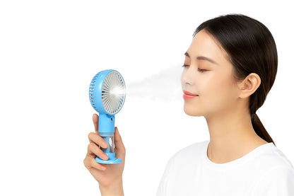 Handheld Refillable Mist Fan 3-Speed 5 Asstd