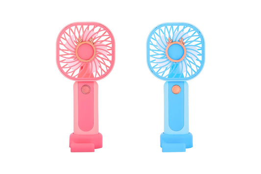 Small Handheld Fan 3-Speed 2 Asstd