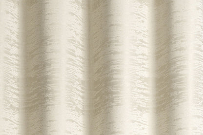 Solid Jacquard Curtain 8 Grommets 137x213cm 130gsm Cora Beige