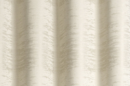 Solid Jacquard Curtain 8 Grommets 137x213cm 130gsm Cora Beige
