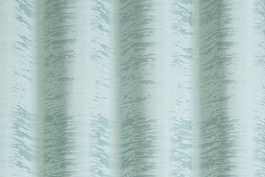 Solid Jacquard Curtain 8 Grommets 137x213cm 130gsm Cora Light Blue