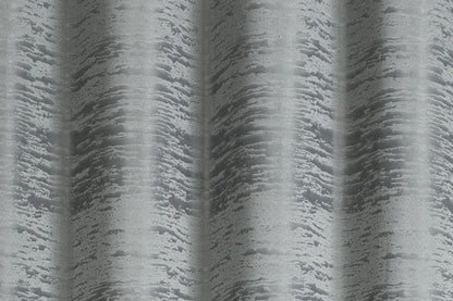 Solid Jacquard Curtain 8 Grommets 137x213cm 130gsm Cora Grey