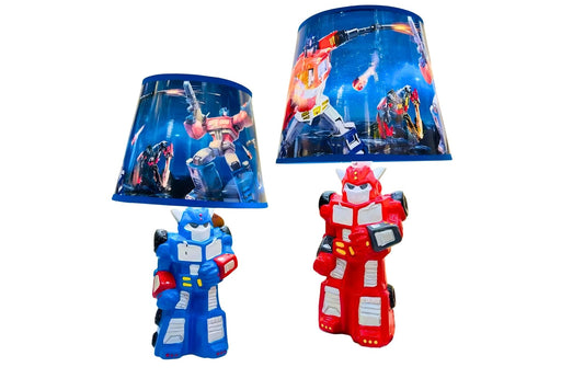 Ceramic LED Table Lamp USB - Robot 20x35cm 2 Asstd