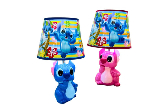 Ceramic LED Table Lamp USB - Cute Alien 20x33cm 2 Asstd