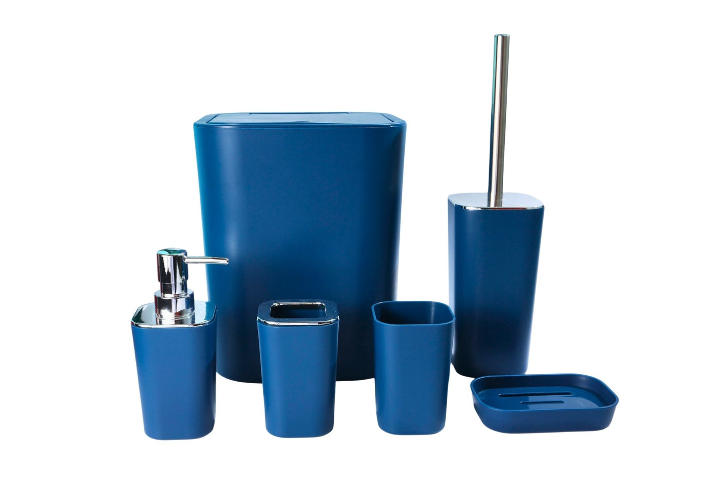 Bathroom Accessory Navy 6pcs Set