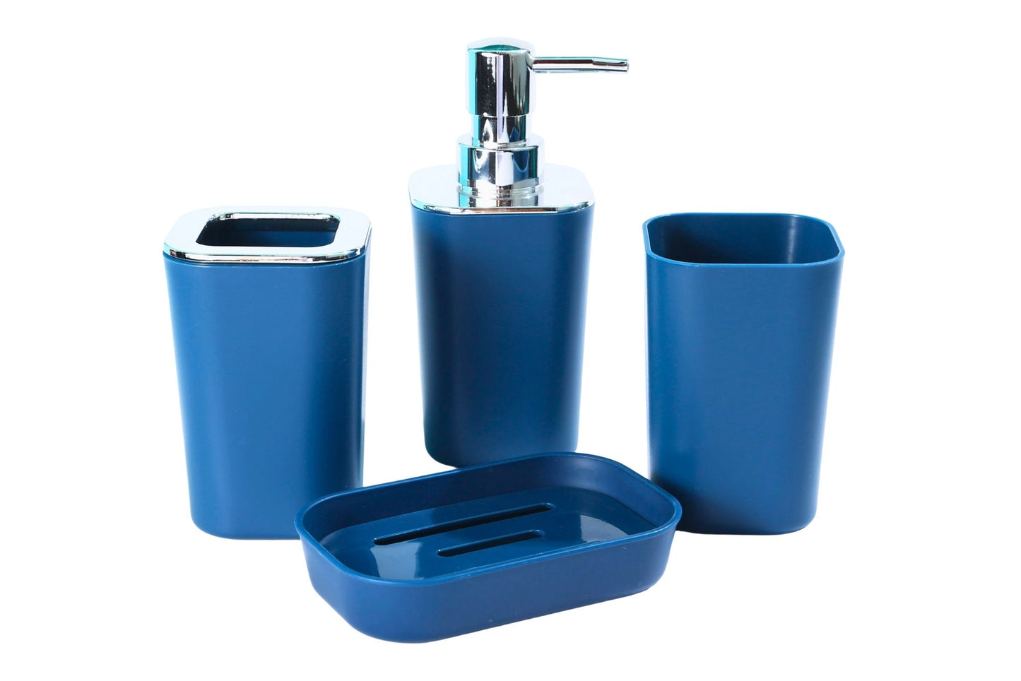 Bathroom Accessory Navy 4pcs Set
