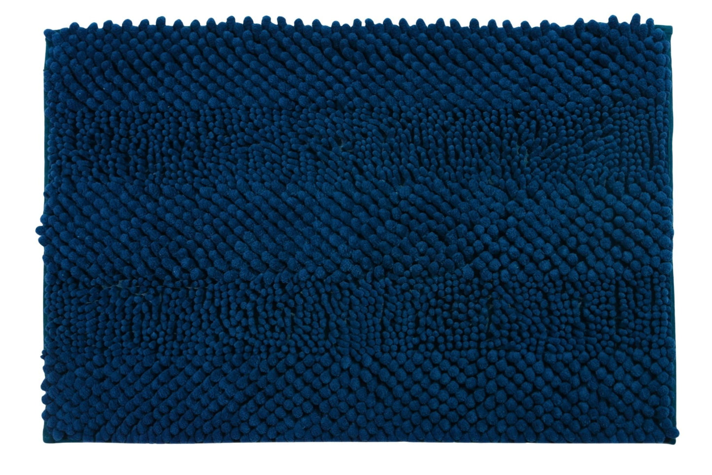 Chenille Pile Bath Mat Navy 45x70cm