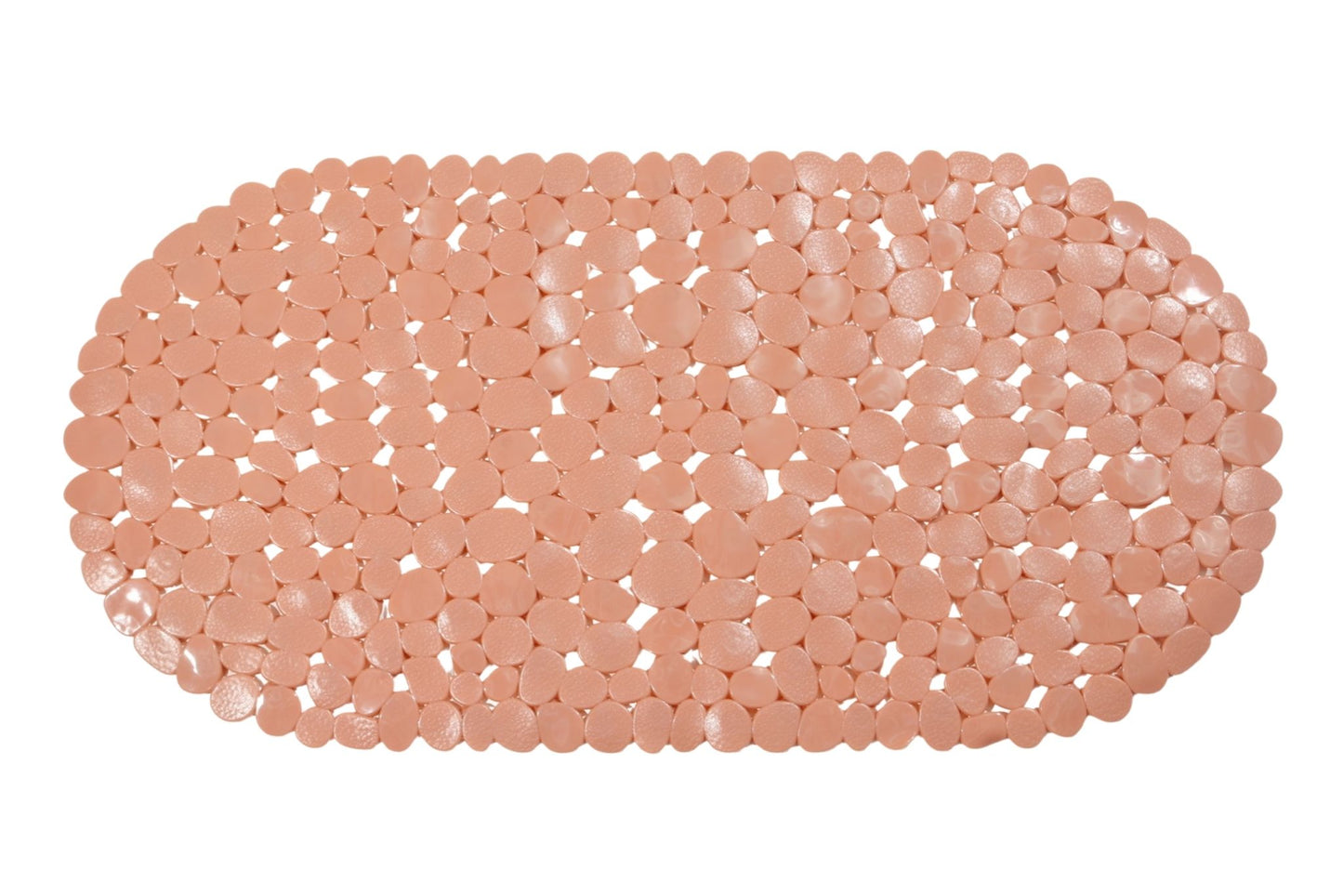 PVC Bath Mat Pebble Pink 69x35cm
