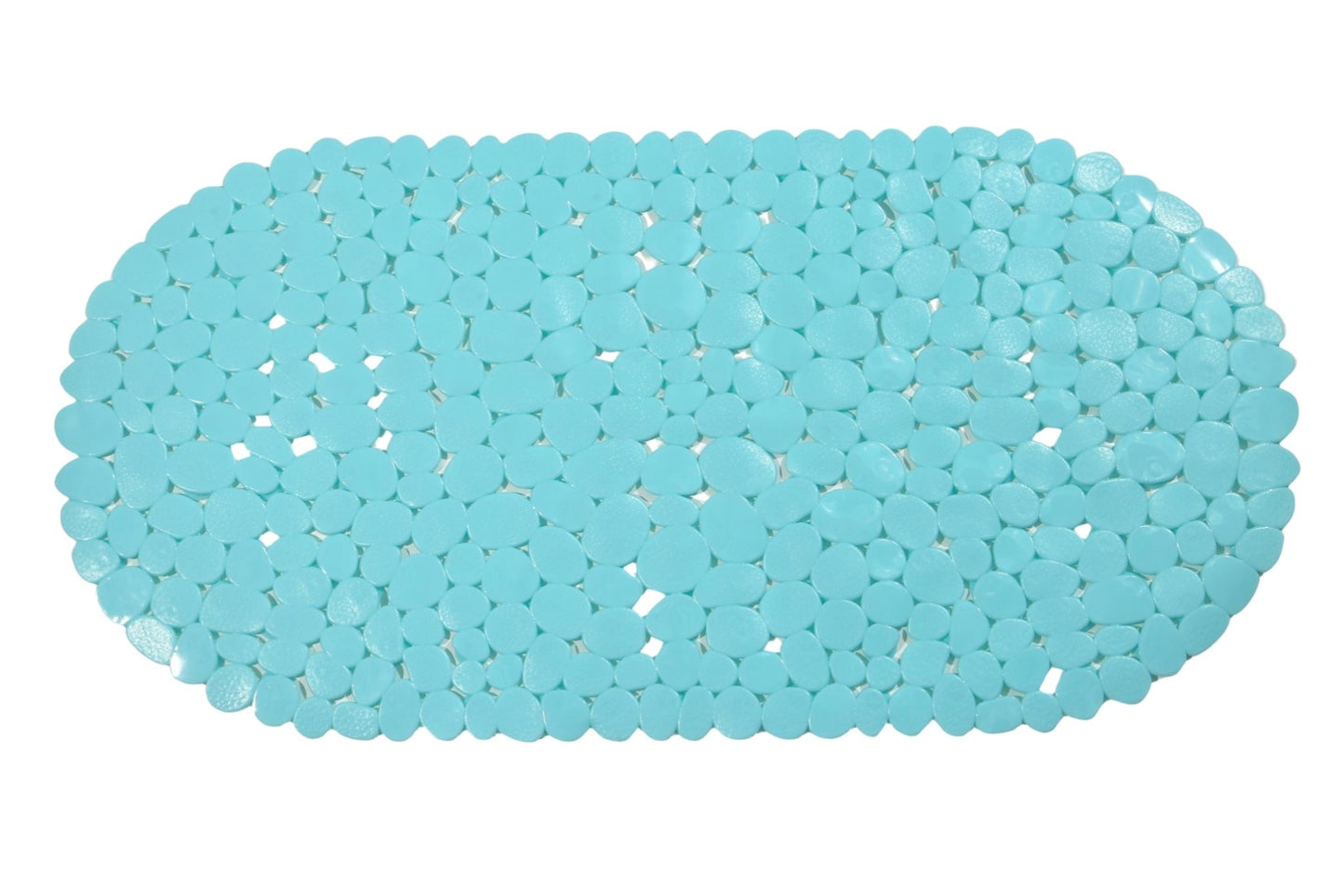 PVC Bath Mat Pebble Sky Blue 69x35cm