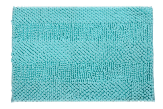 Chenille Pile Bath Mat Sky Blue 45x70cm