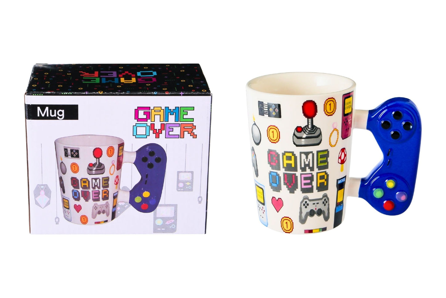 Ceramic Mug Game Controller Handle