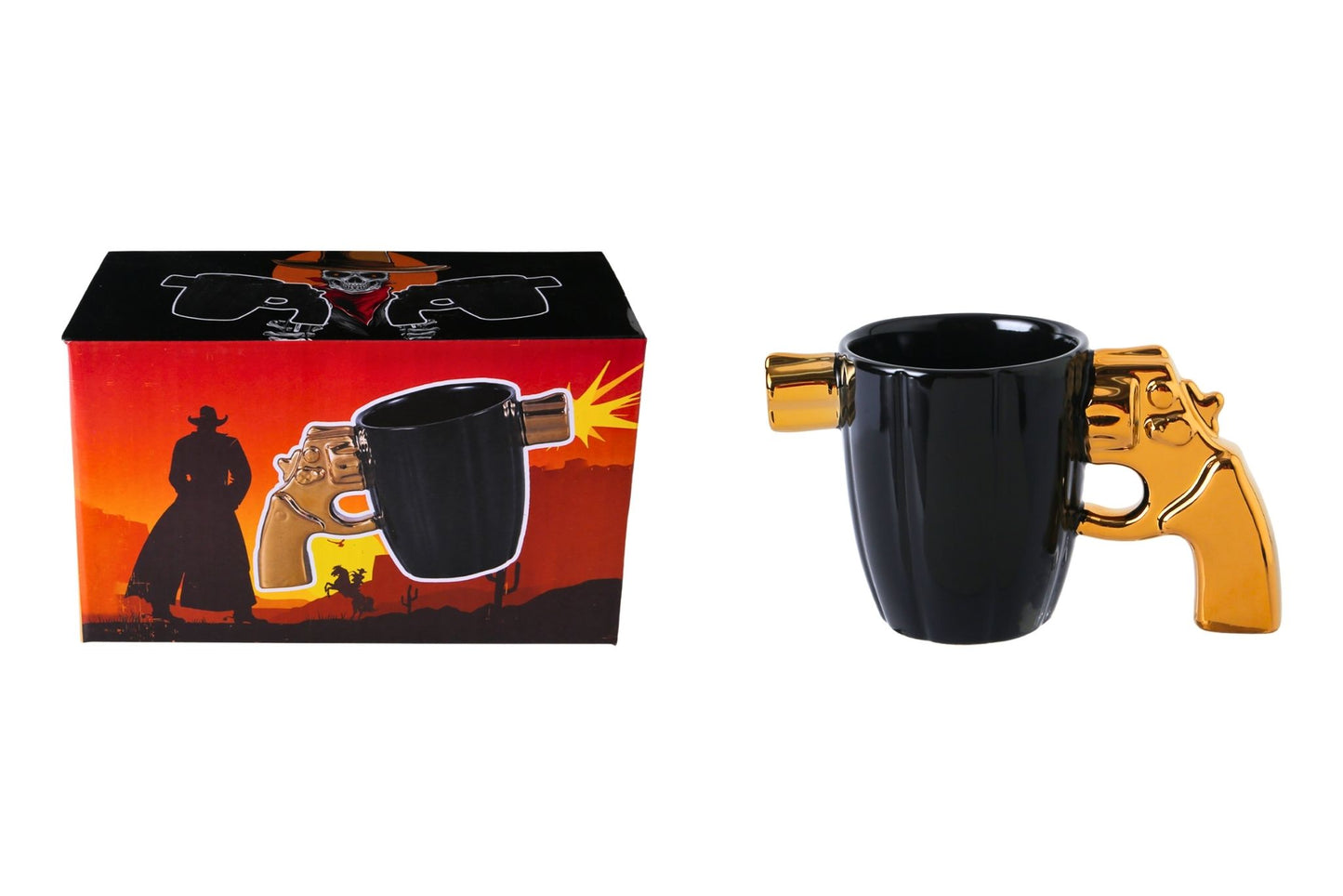 Ceramic Mug Pistol Handle