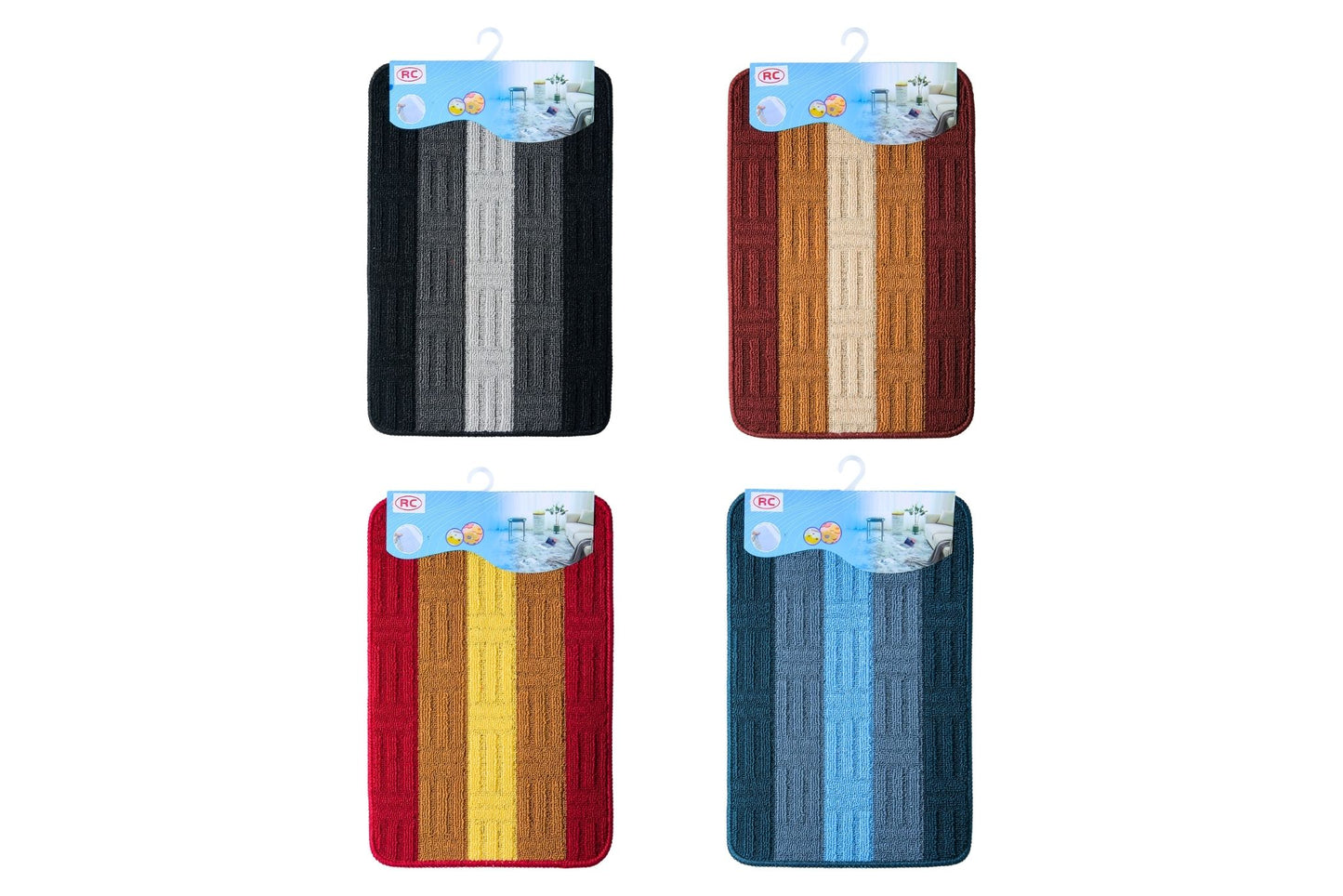 Ultrafiber Floor Mat 38x58cm 1300gsm 4 Asstd