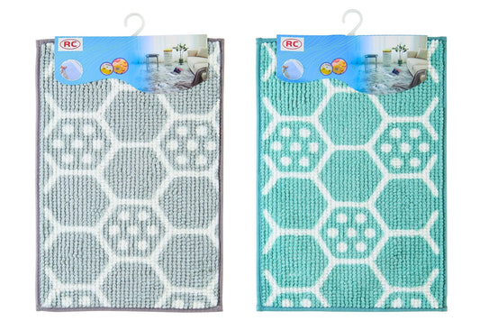 Chenille Floor Mat 40x60cm 1100gsm 2 Asstd