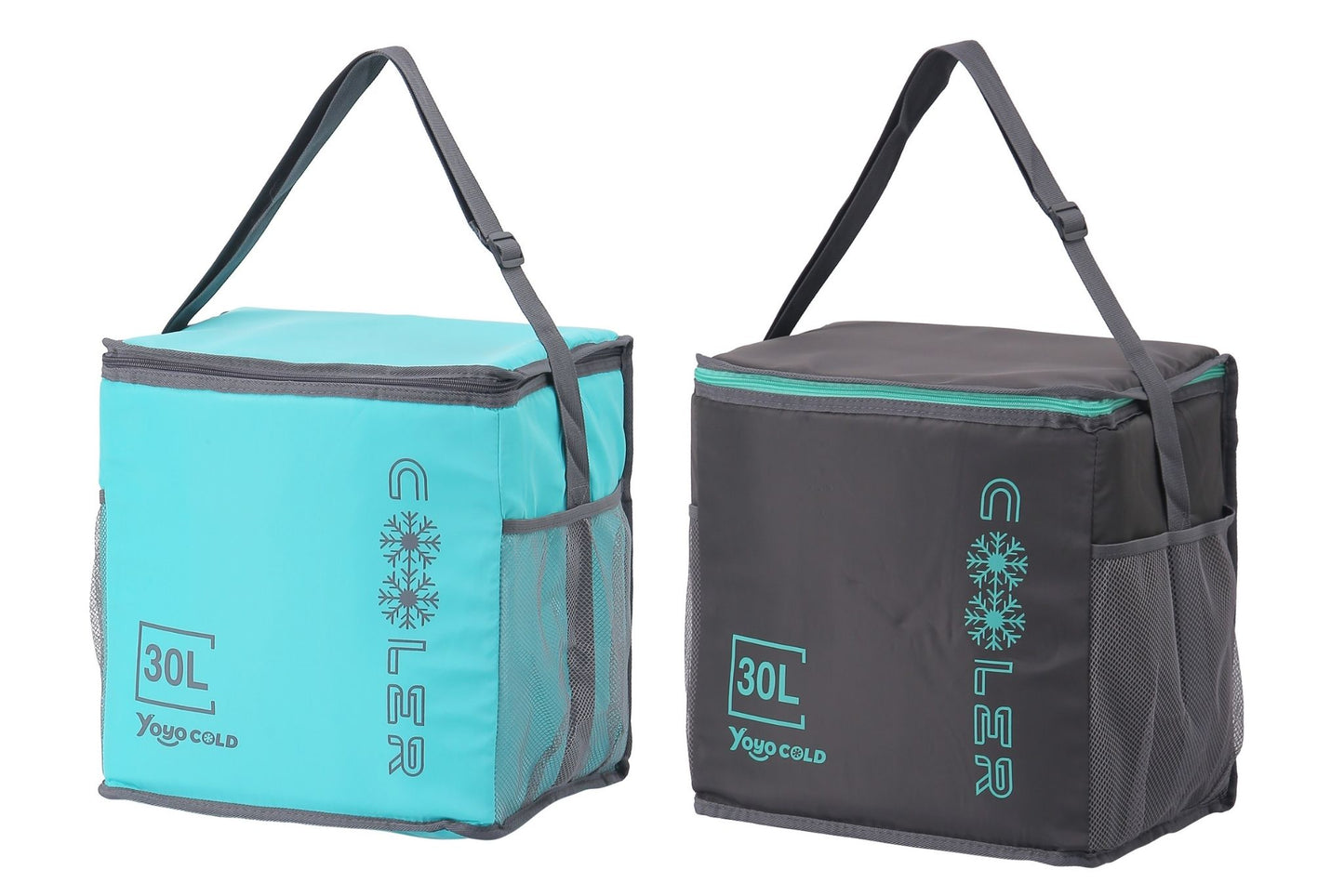 30L Cooler Bag 36x25x35cm Holds 48 Cans 2 Asstd