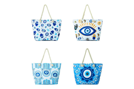 Beach Bag 51x35x18cm 4 Asstd
