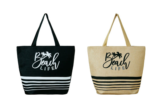 Beach Bag 53x42x22cm 2 Asstd