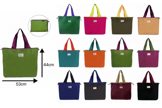 Foldable Shopping Bag 53x44cm 12 Asstd