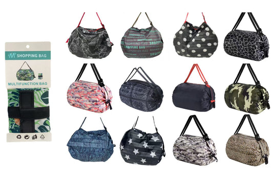 Foldable Shopping Bag 50x70cm 12 Asstd