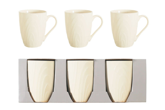 Ceramic Mug Pk3 8x10.5cm