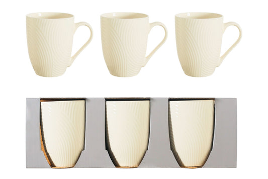 Ceramic Mug Pk3 8x10.5cm