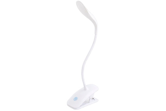 Rechargeable Desk Lamp Clip Adj Angle 12x42cm