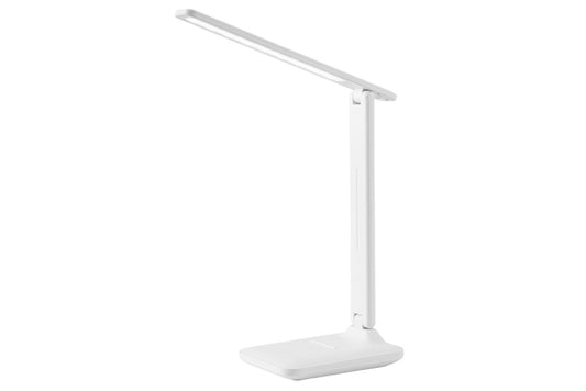 Rechargeable Desk Lamp Adj Angle 25x22cm White