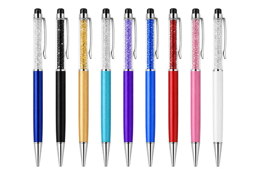 Ballpoint Pen w/Stylus Tip 9 Asstd PDQ