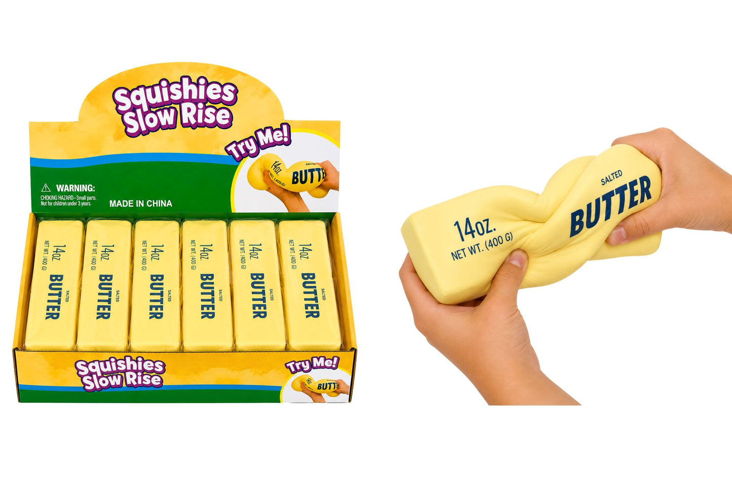 Squishy Jumbo Scented Butter 22x6x6cm PDQ
