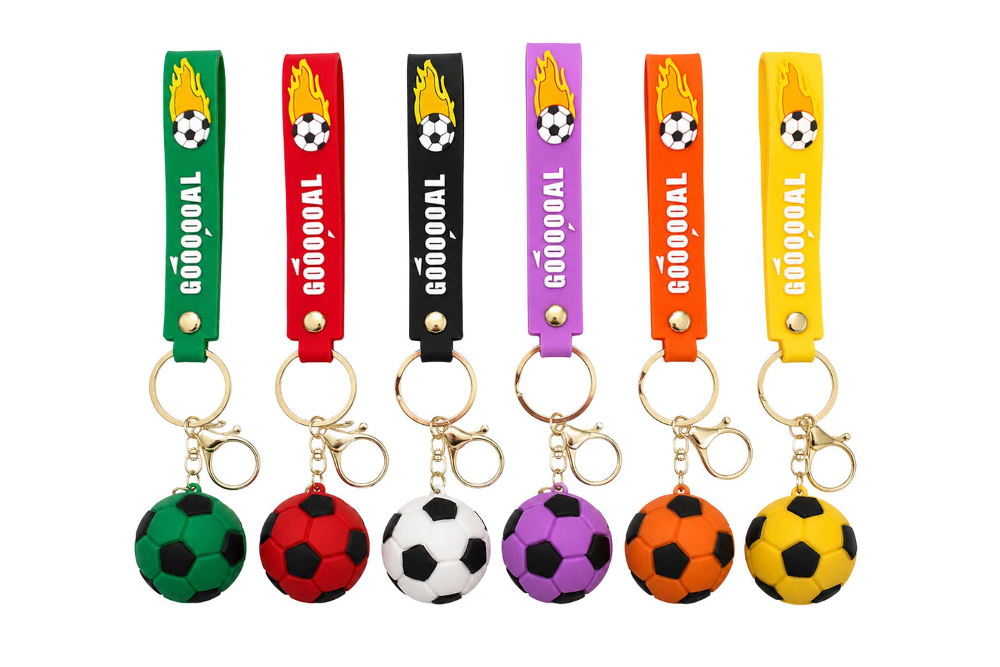 Keychain Soccer 6 Asstd