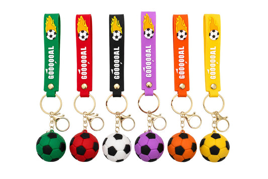 Keychain Soccer 6 Asstd