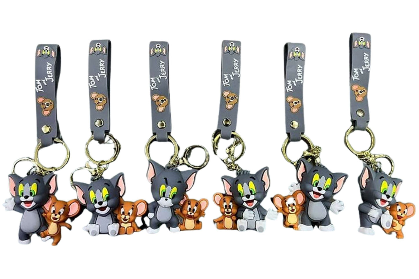 Keychain Cat-and-Mouse 6 Asstd