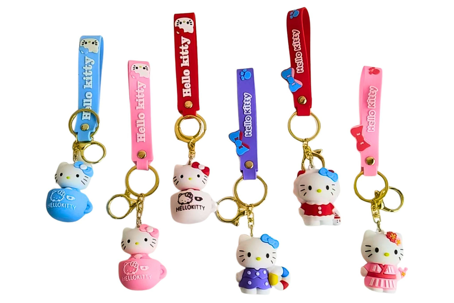 Keychain Kitty Cat 6 Asstd